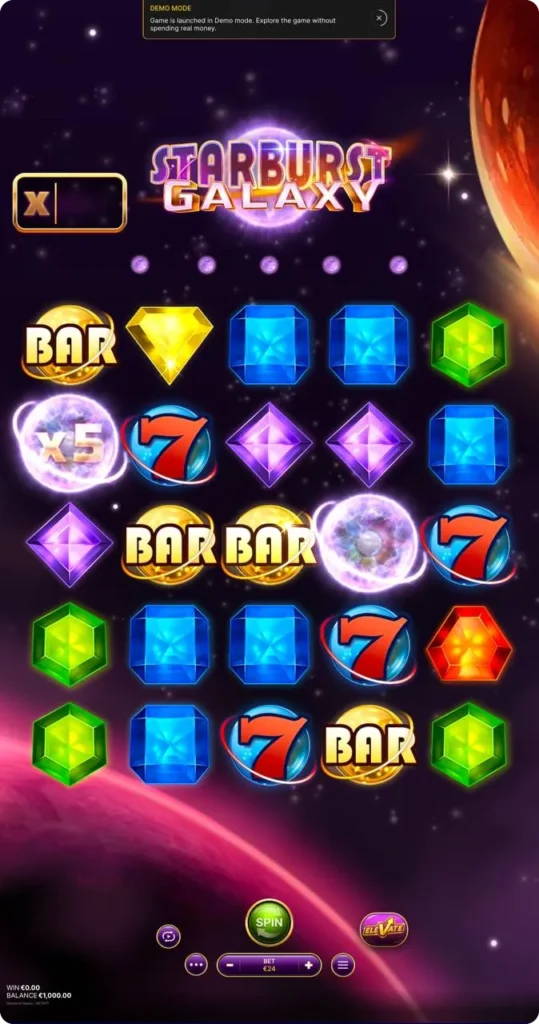 Starburst Galaxy play game